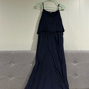 Navy Blue Maxi Dress